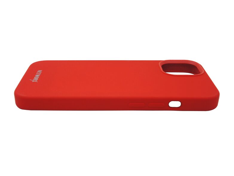 Networx Silikon Case, Schutzhülle mit MagSafe, für iPhone 13 Pro, rot