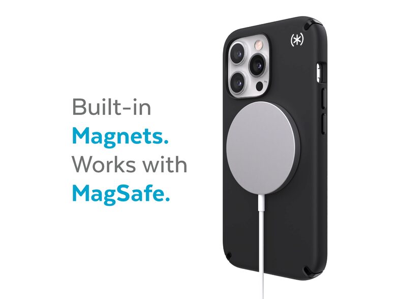 Speck Presidio 2 Pro, Schutzhülle für iPhone 13 Pro, mit MagSafe, schwarz