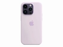 Apple iPhone Silikon Case mit MagSafe, für iPhone 14 Pro, flieder