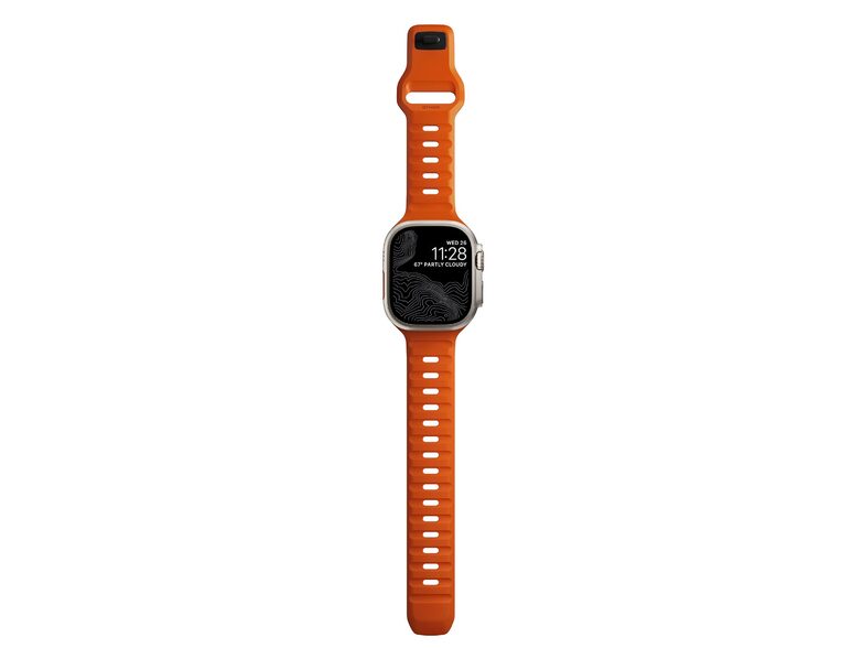 Nomad Sport Band, für Apple Watch 42/44/45/49 mm, orange
