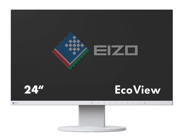 EIZO EV2450-WT, 24" (60,94 cm) Display, 1.920 x 1.080, DP/DVI/HDMI/VGA, weiß