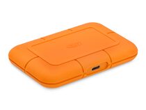 LaCie Rugged SSD, 500 GB externe SSD, USB-C, bis zu 1050 MB/s, orange