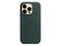 Apple iPhone Leder Case mit MagSafe, für iPhone 14 Pro, waldgrün