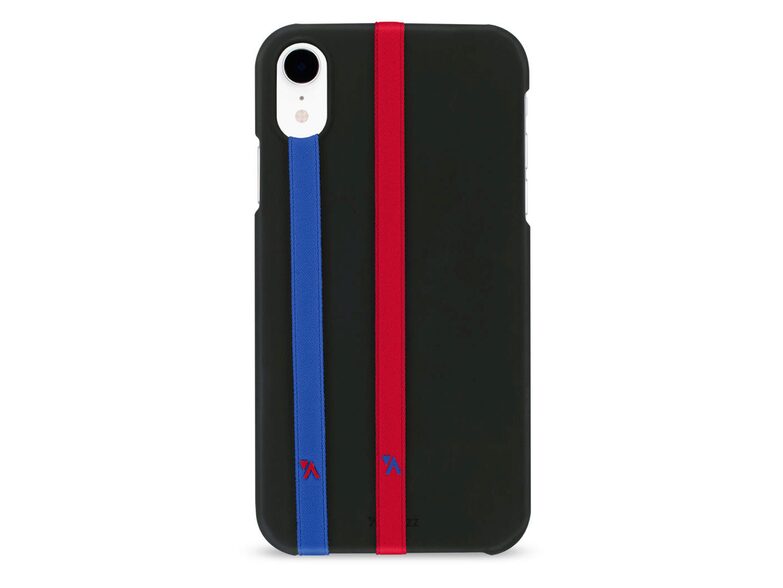Artwizz PhoneStrap, Smartphone-Halterung für Schutzhüllen-Rückseite, rot/blau