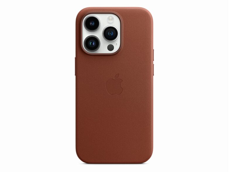 Apple iPhone Leder Case mit MagSafe, für iPhone 14 Pro, umbra