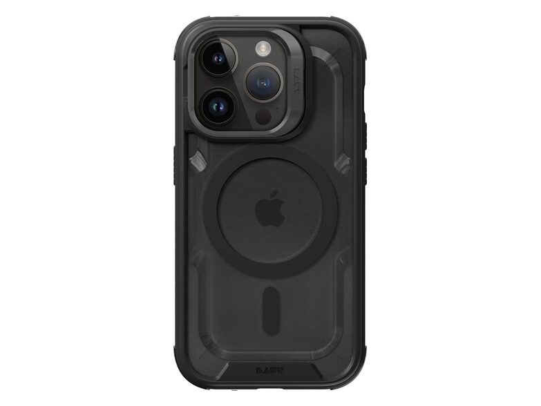 LAUT CRYSTAL MATTER, Schutzhülle für iPhone 15 Pro Max, MagSafe, schwarz