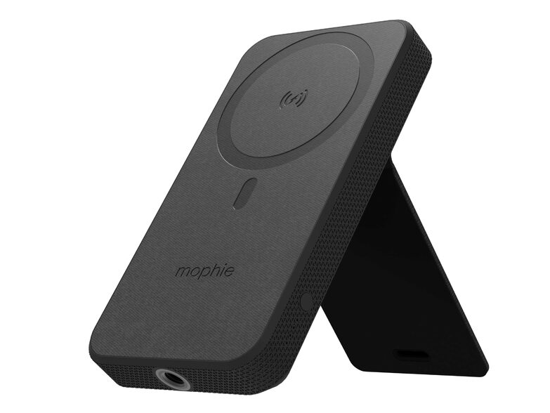 Mophie Snap + Powerstation Ständer, Wireless Charging, MagSafe, USB-C, schwarz