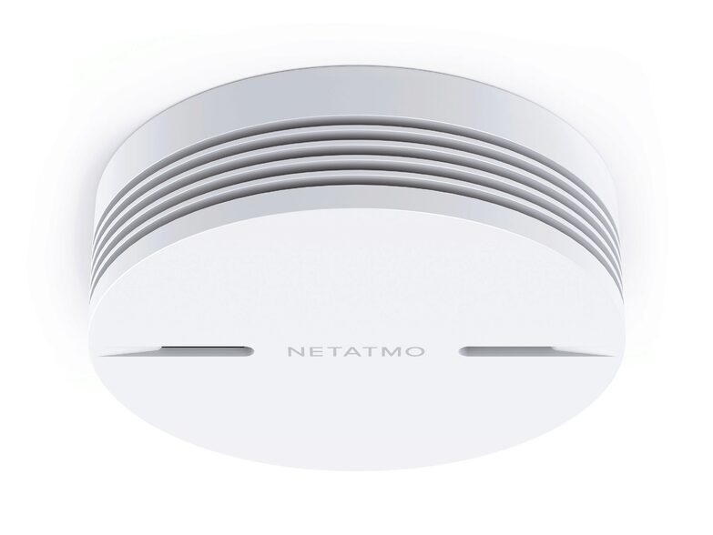 Netatmo Smarter Rauchmelder, für Apple HomeKit, WLAN, weiß