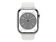 Apple Watch Series 8, GPS & Cellular, 45 mm, Edelstahl silber, Sportb. weiß