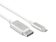 Moshi USB-C-zu-DisplayPort, 1,5 m 5K-High-Speed-Kabel, weiß