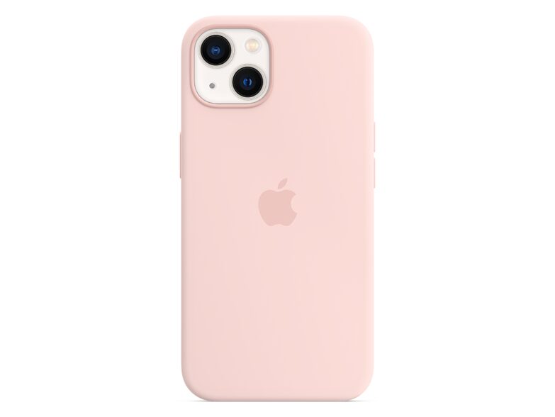 Apple iPhone Silikon Case mit MagSafe, für iPhone 13, kalkrosa