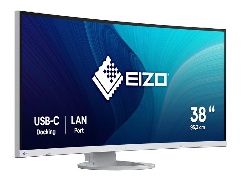 EIZO FlexScan EV3895-WT, 37,5" (95,3 cm) Curved-Ultrawide-Monitor, weiß