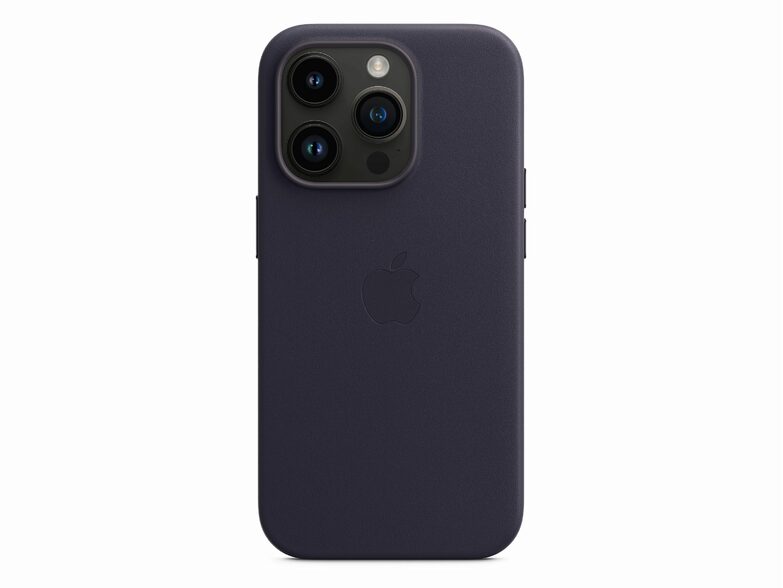 Apple iPhone Leder Case mit MagSafe, für iPhone 14 Pro, tinte