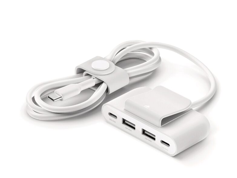 Belkin BoostCharge 4-Port-USB-Splitter, 2x USB-A (12 W)/2x USB-C (15 W), weiß