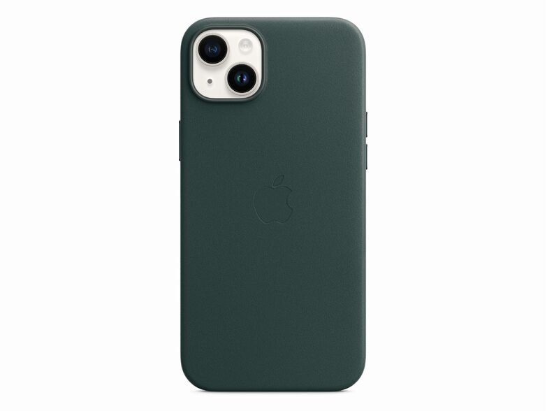 Apple iPhone Leder Case mit MagSafe, für iPhone 14 Plus, waldgrün