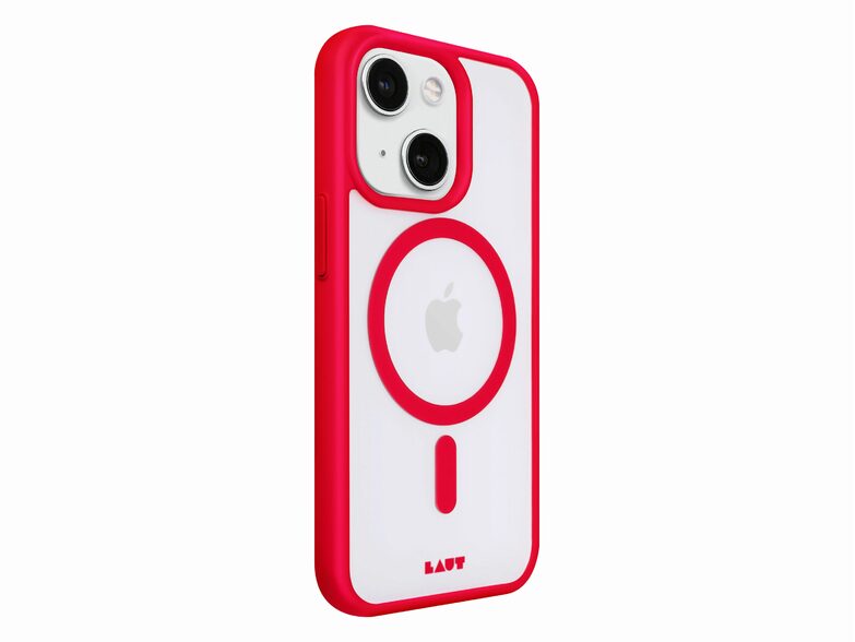 LAUT HUEX Protect, Schutzhülle für iPhone 14 Plus, mit MagSafe, rot