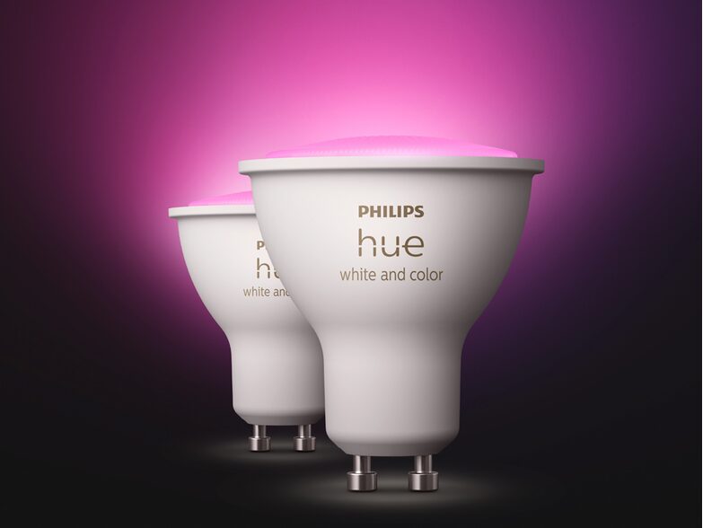 Philips Hue White & Color Ambiance-Lampe, 2x GU10 Glühbirne, 230 lm