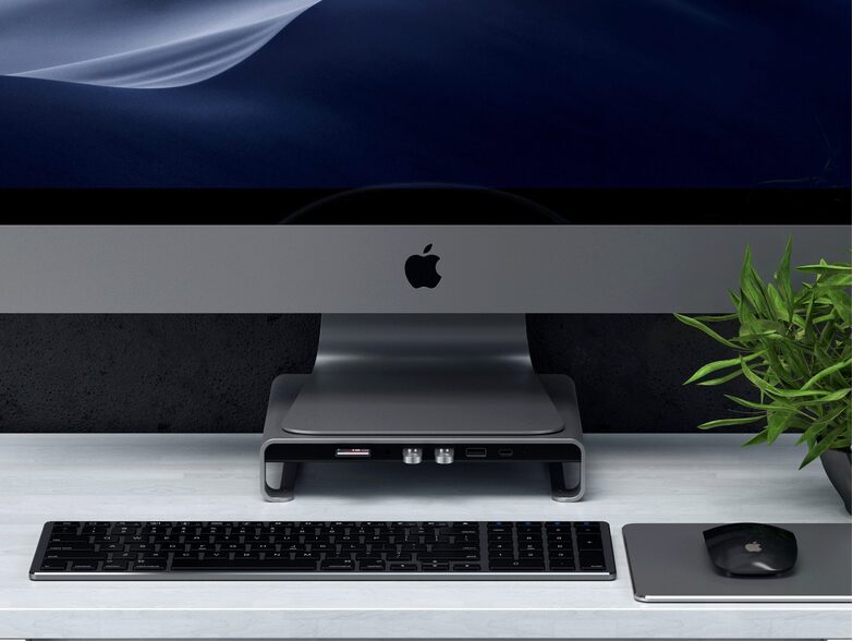 Satechi Aluminium Monitor Stand, für iMac, grau