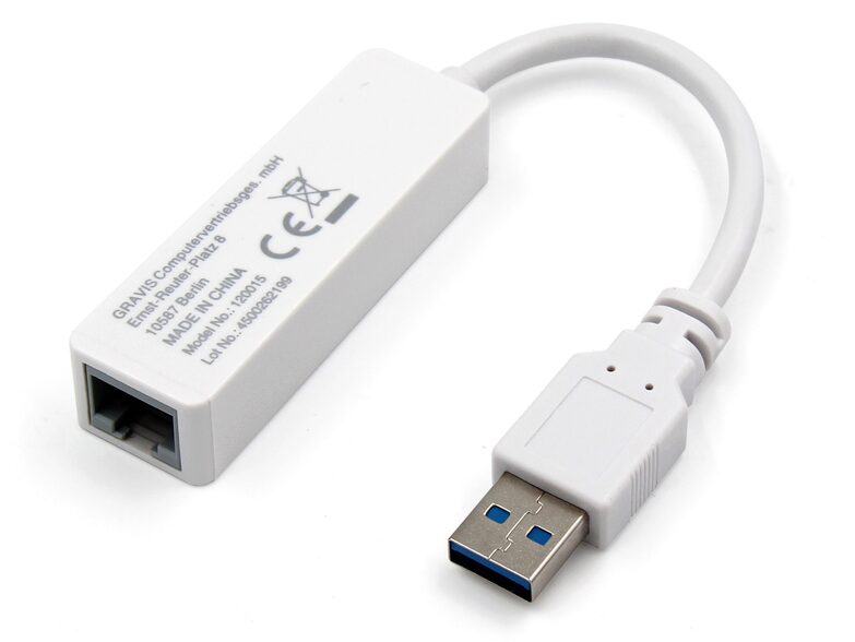 Networx USB auf Ethernet Adapter, USB 3.0, weiß