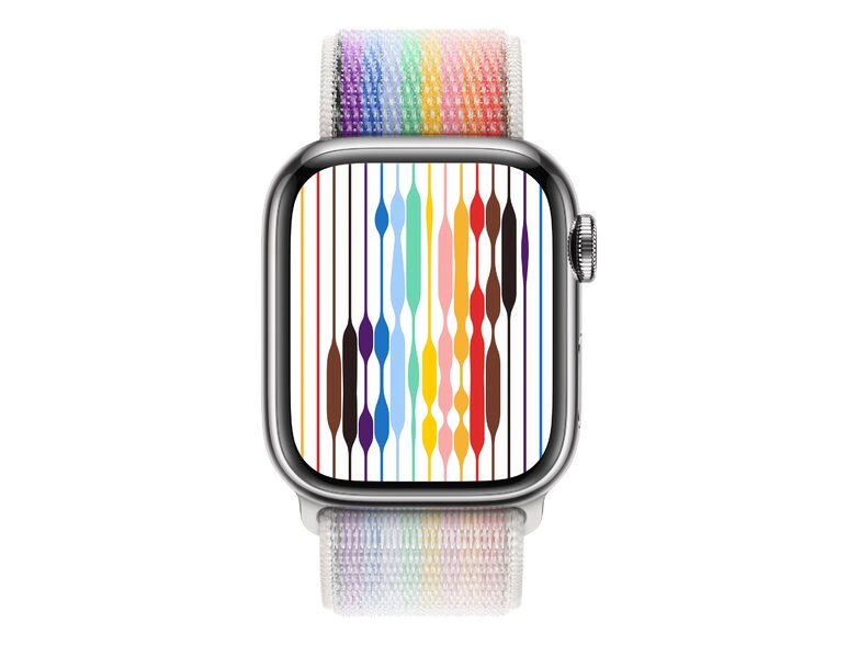Apple Sport Loop, Pride Edition (2023), für Apple Watch 41 mm, Nylon, bunt