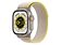 Apple Watch Ultra, GPS & Cell., 49 mm, Titangehäuse, Trail Loop gelb/beige M/L