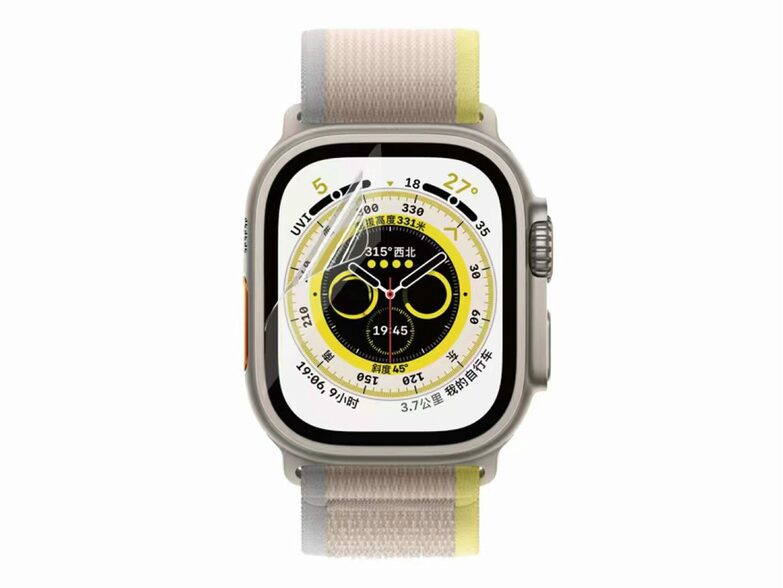 Networx Apple Watch Schutzfolie, für Apple Watch Ultra 49 mm, clear