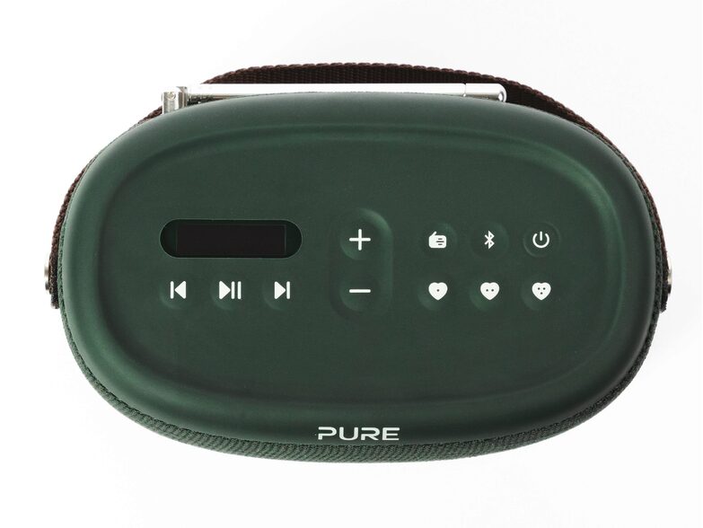 Pure Woodland, tragbarer Outdoor-Lautsprecher mit BT 5.1/DAB+/UKW, grün
