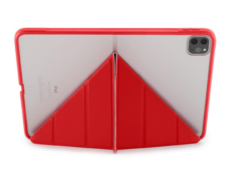 Pipetto Origami Case, Schutzhülle für iPad Pro 11" (2018/19/20/2021), rot