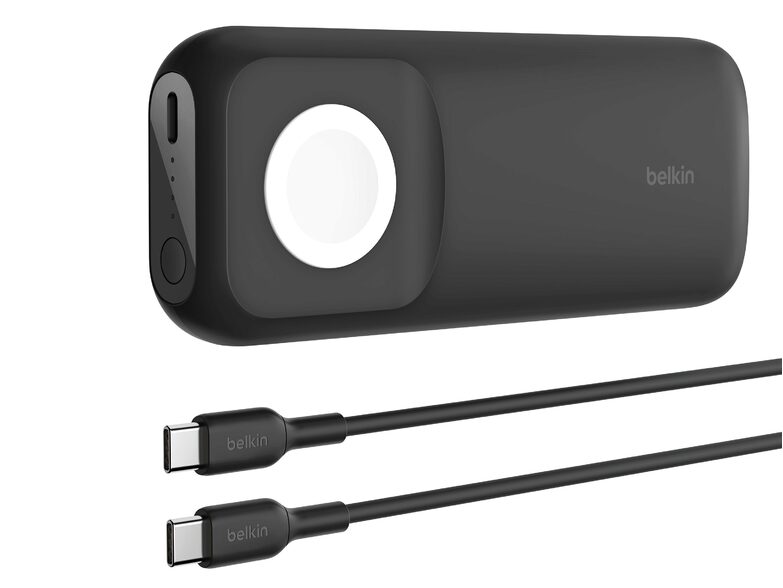 Belkin BoostCharge Pro 10K-PowerBank, für Apple Watch, USB-C, schwarz