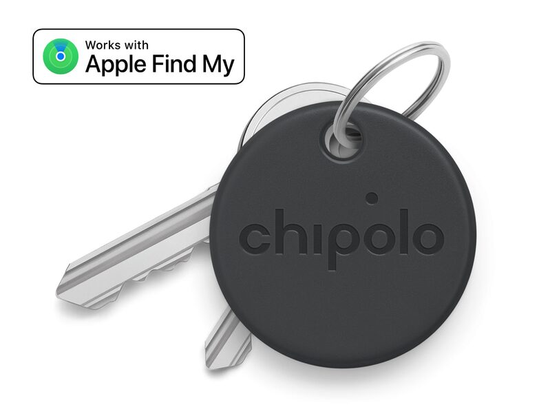 Chipolo ONE Spot, smarter Tracker 4er-Pack, Apple Find My, schwarz