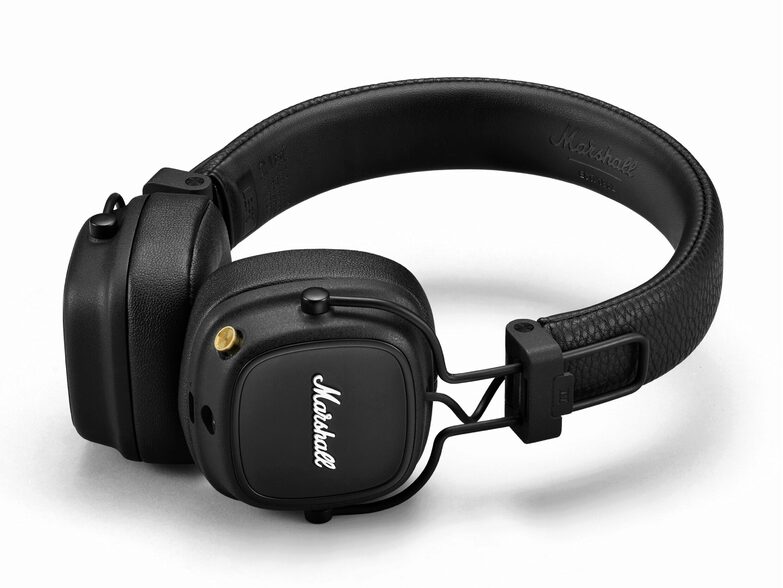 Marshall Major IV, On-Ear-Kopfhörer, Bluetooth/Klinke, schwarz