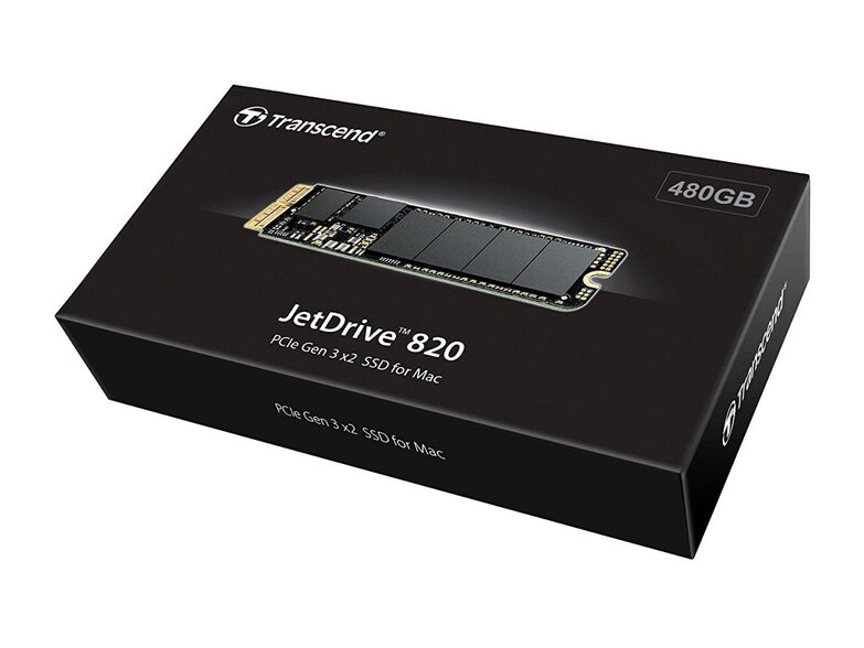 Transcend JetDrive 820 int. 480 GB SSD, für MacBook Pro/Air/Mac Pro/Mac mini