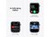 Apple Watch Series 7, GPS & Cell., 45mm, Edelstahl silber, Sportb. sternenlicht