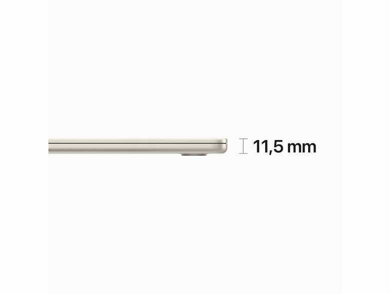 Apple MacBook Air Ret. 15" (2023), M2 8C CPU, 8 GB RAM, 256 GB SSD, polarstern