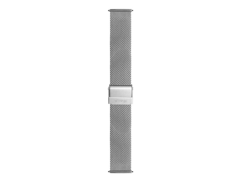 Withings Milanaise Armband, für Steel HR 18 mm, silber