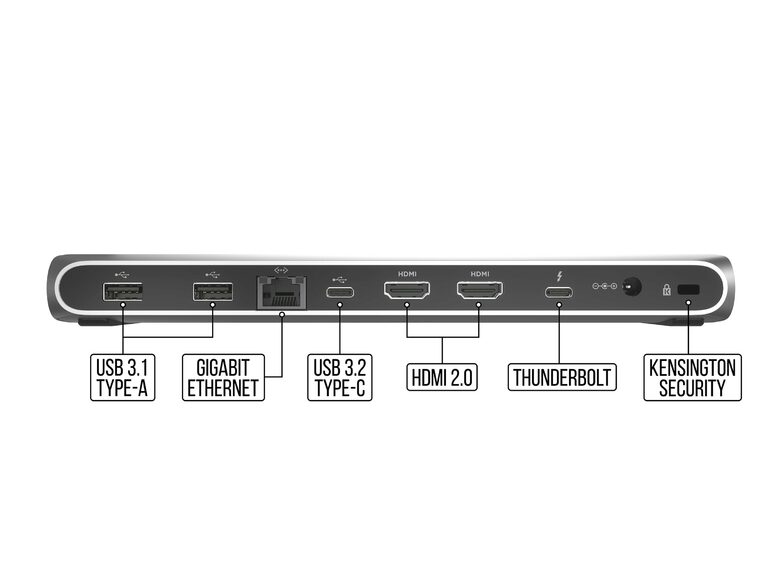 Corsair Thunderbolt 3 Dock TBT100, Dockingstation, USB-C/USB-A/Ethernet/HDMI