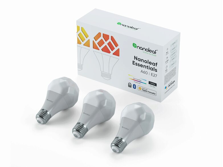 Nanoleaf Essentials Smart E27 Bulb 3er, 806lm, Bluetooth, Thread, Homekit