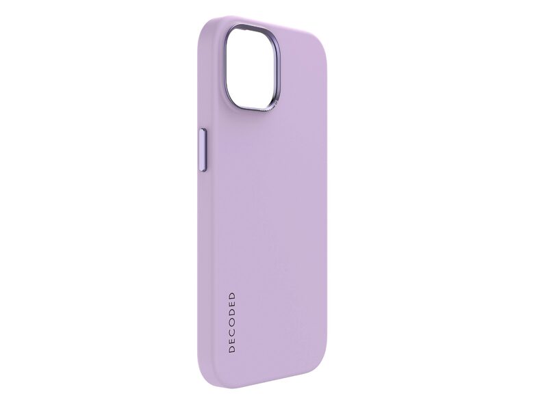 Decoded Silicone Back Cover, Schutzhülle für iPhone 15 Plus, MagSafe, lavendel