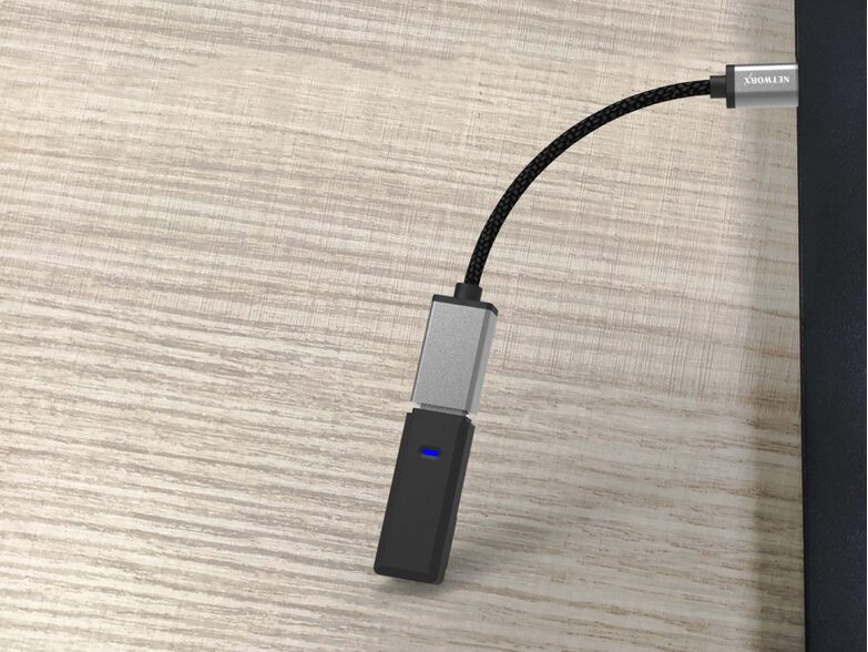 Networx USB-C Adapter, USB-C auf USB 3.0, 17 cm, spacegrau