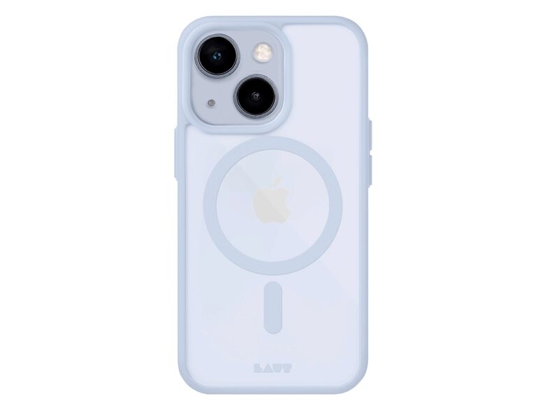 LAUT HUEX PROTECT, Schutzhülle für iPhone 15 Plus, MagSafe, hellblau