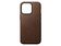 Nomad Modern Case, Leder-Schutzhülle für iPhone 13 Pro, mit MagSafe, braun