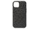 Decoded Back Cover, Leder-Schutzhülle für iPhone 13, mit MagSafe, schwarz