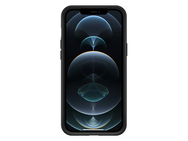 OtterBox Symmetry Series+ Schutzhülle, mit MagSafe, iPhone 12 Pro Max, schwarz