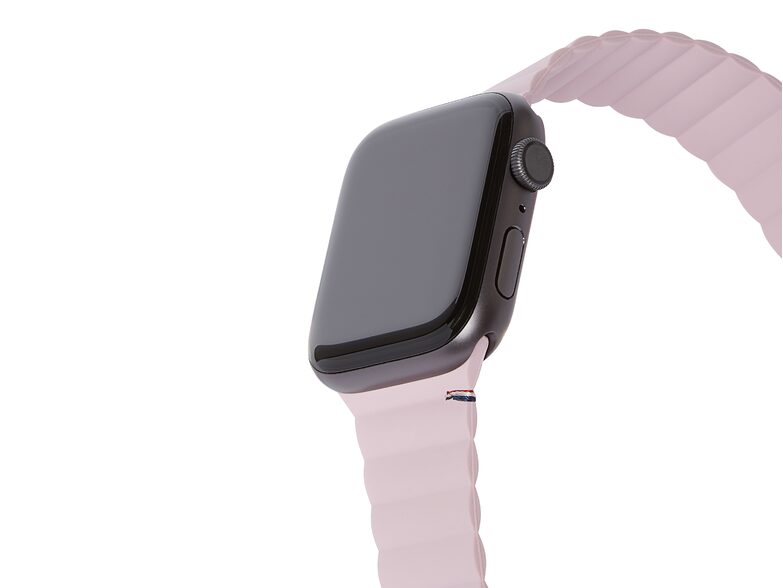 Decoded Silicone Traction Strap Lite, Armband Apple Watch 38/40/41 mm, rosa
