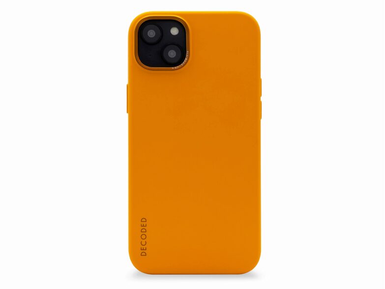 Decoded Silicone Back Cover, Schutzhülle für iPhone 14 Plus, m. MagSafe, orange