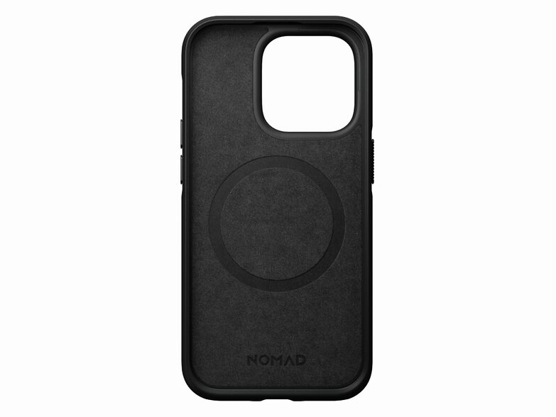 Nomad Modern Case, Leder-Schutzhülle für iPhone 14 Pro Max, MagSafe, schwarz