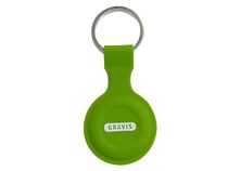 GRAVIS AirTag Case, mit Schlüssenanhänger für Apple AirTag, Silikon, grün