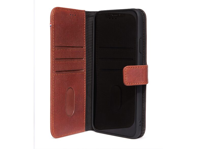 Decoded Detachable Wallet, Leder-Schutzhülle für iPhone 11 Pro Max, braun
