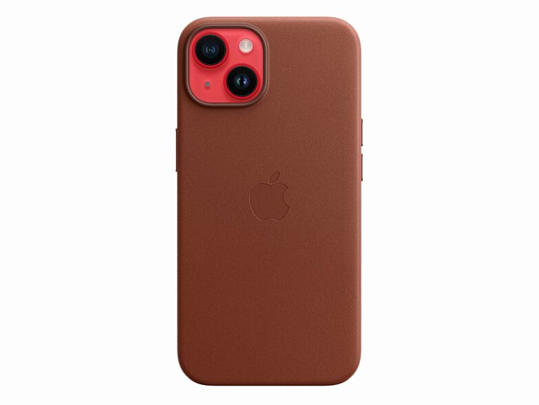 Apple iPhone Leder Case mit MagSafe, für iPhone 14, umbra