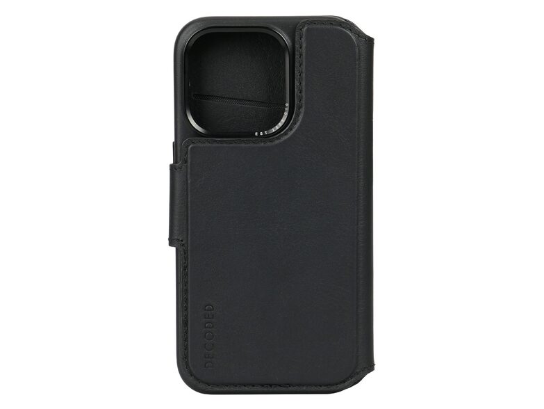 Decoded Detachable Wallet, 2in1 Schutzhülle, iPhone 15 Pro, MagSafe, schwarz